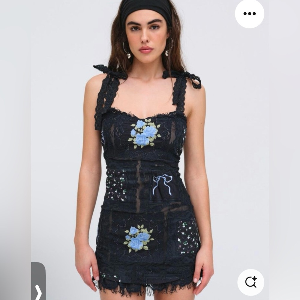 For Love & Lemons Mathilde Mini Dress